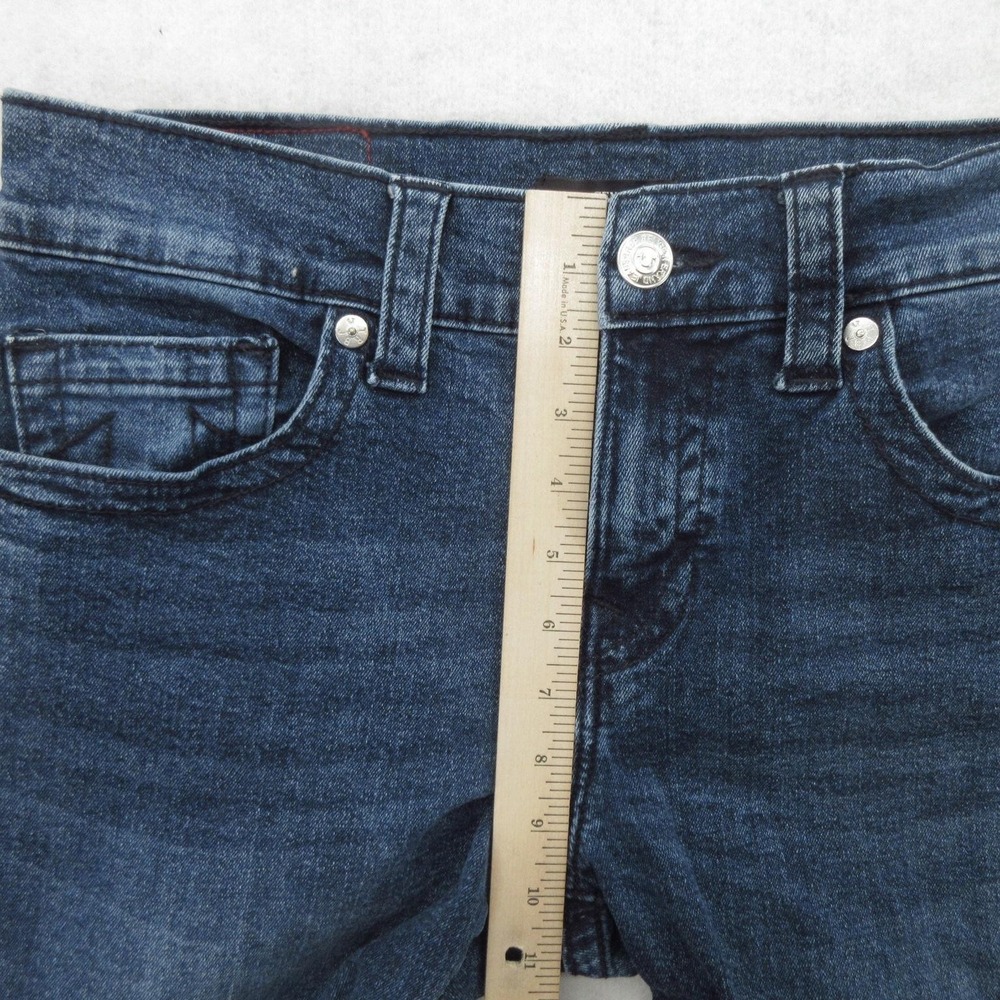 True Religion Geno Relaxed Slim Jeans Mens 32x26 Blue Medium Wash Stretch Denim - Picture 8 of 16
